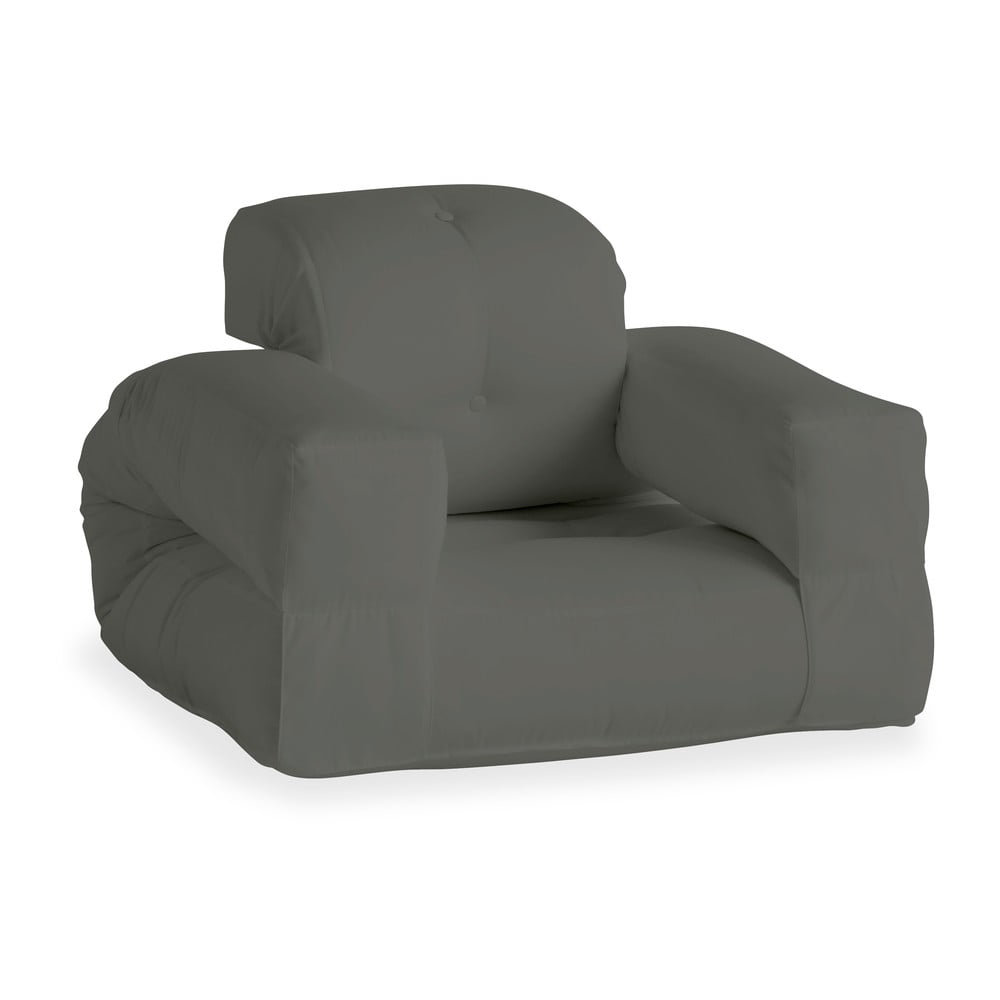 Design OUT™ Hippo Dark Grey kinyitható sötétszürke kültéri fotel - Karup Design