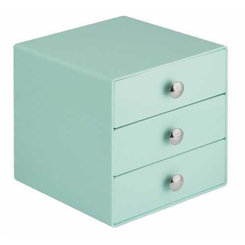 Drawers mentazöld 3 fiókos tárolódoboz