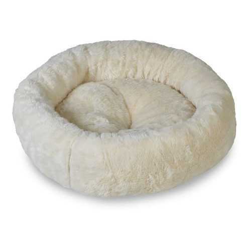 Fehér fleece fekhely Bagel - Lydia&Co