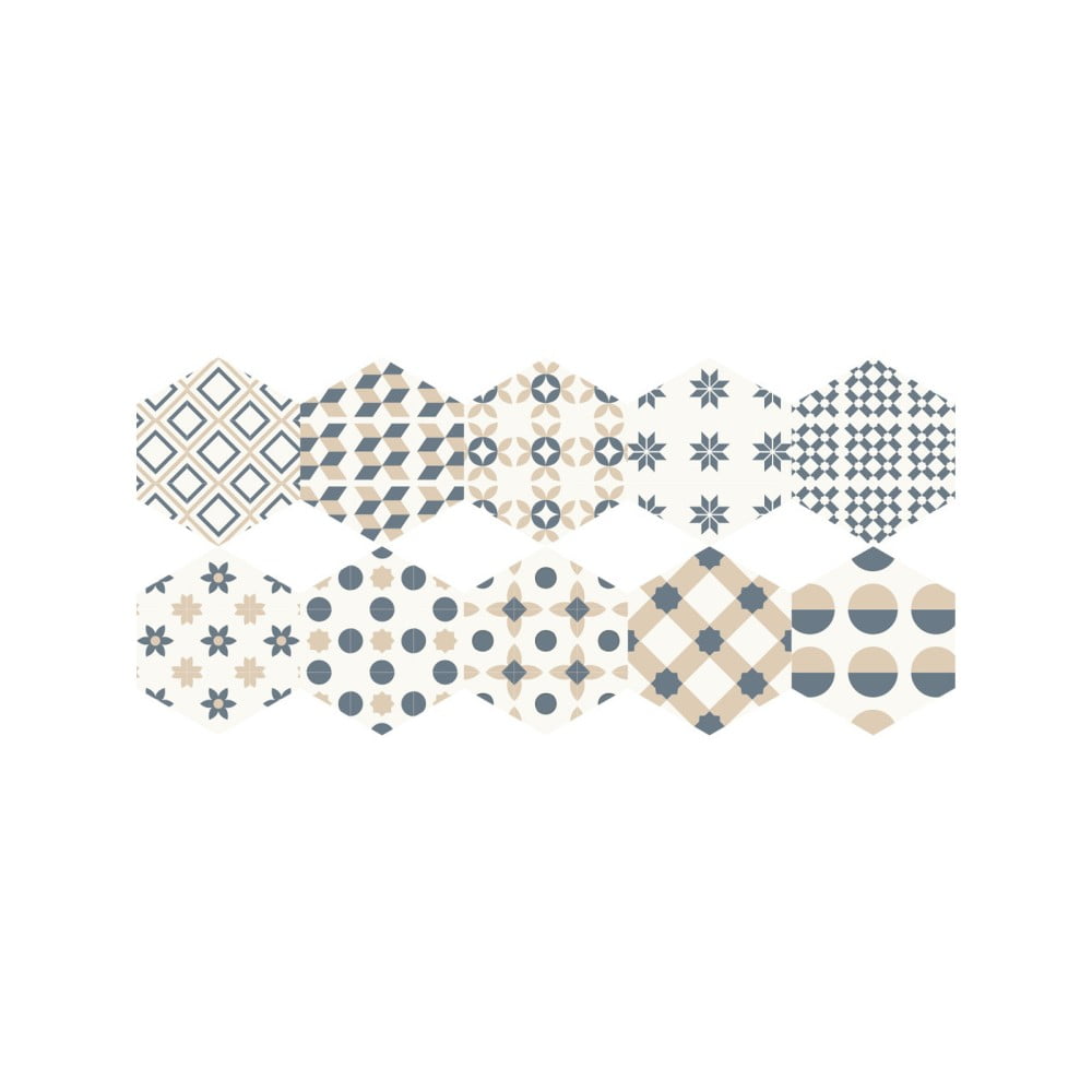 Hexagons Gotzone 10 db-os matrica szett padlóra