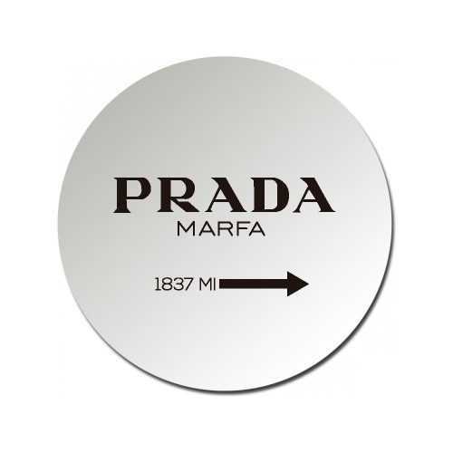 Prada kerek tükör