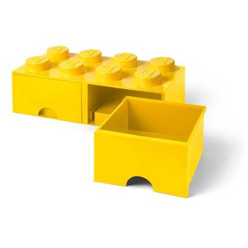 Sárga 2 fiókos tárolódoboz - LEGO®