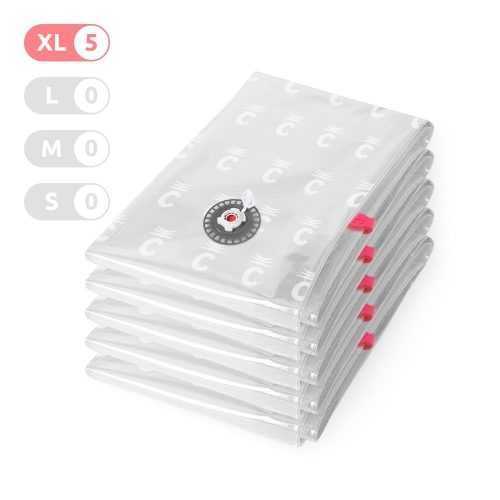 XLarge Vacuum Bags 5 db vákuumos tárolóhuzat