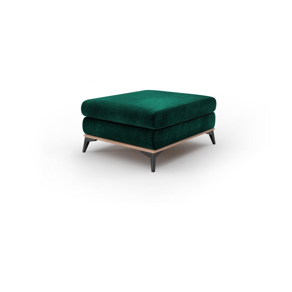 Astre üvegzöld bársonypuff - Windsor & Co Sofas