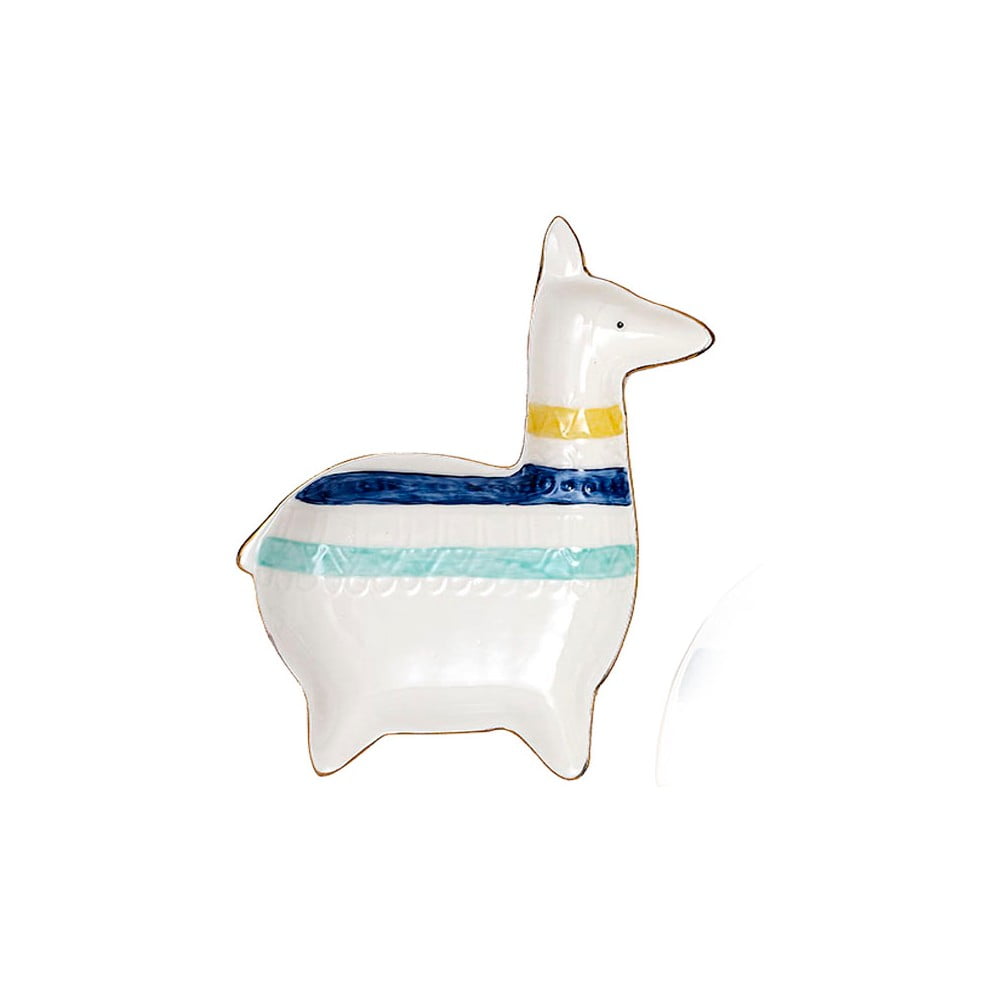 Nomad Llama porcelán ékszertartó tálca