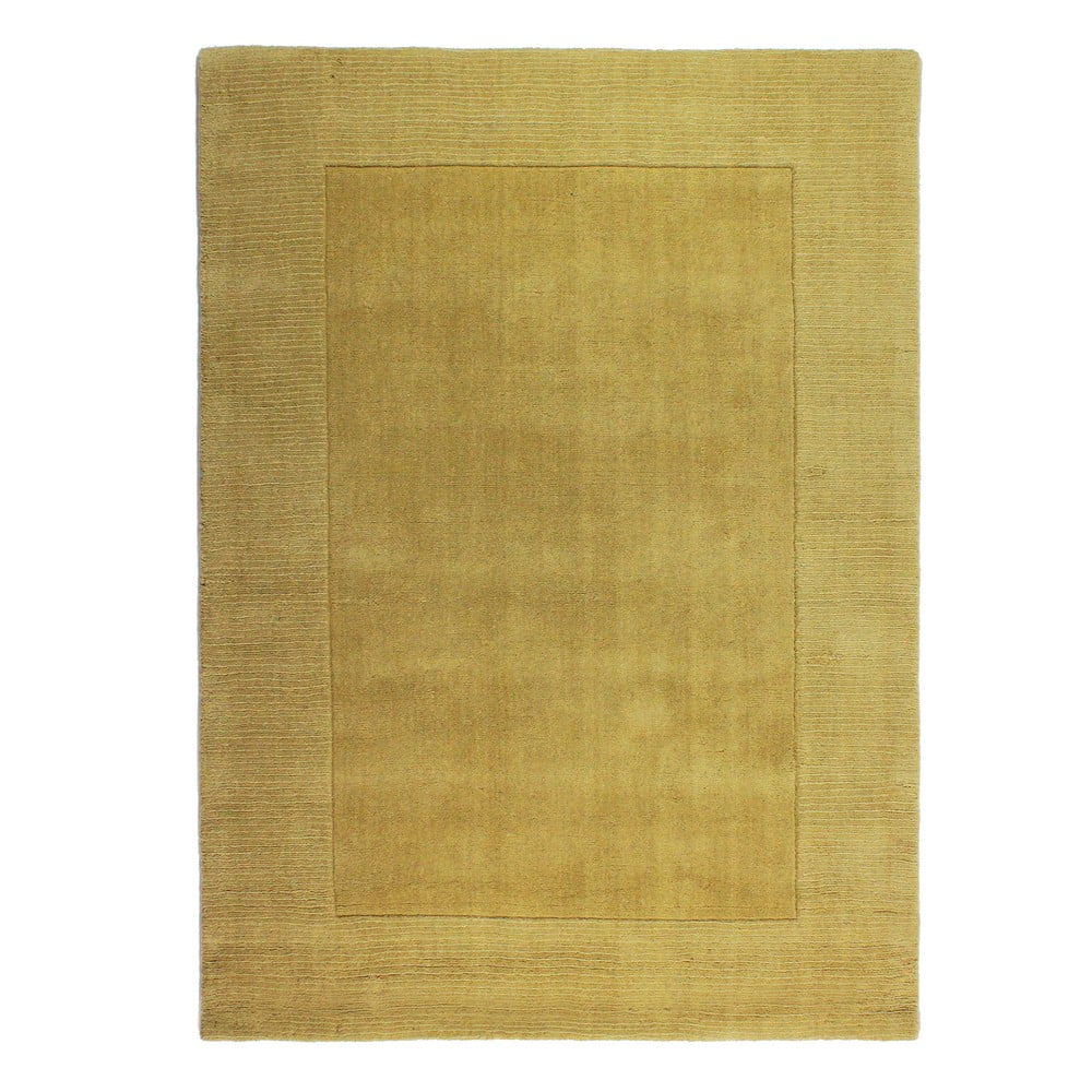 Sárga gyapjú szőnyeg 150x80 cm Tuscany Siena - Flair Rugs