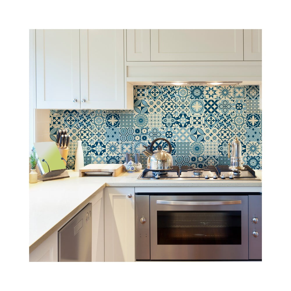 Wall Decal Cement Tiles Riana 60 db-os falmatrica szett