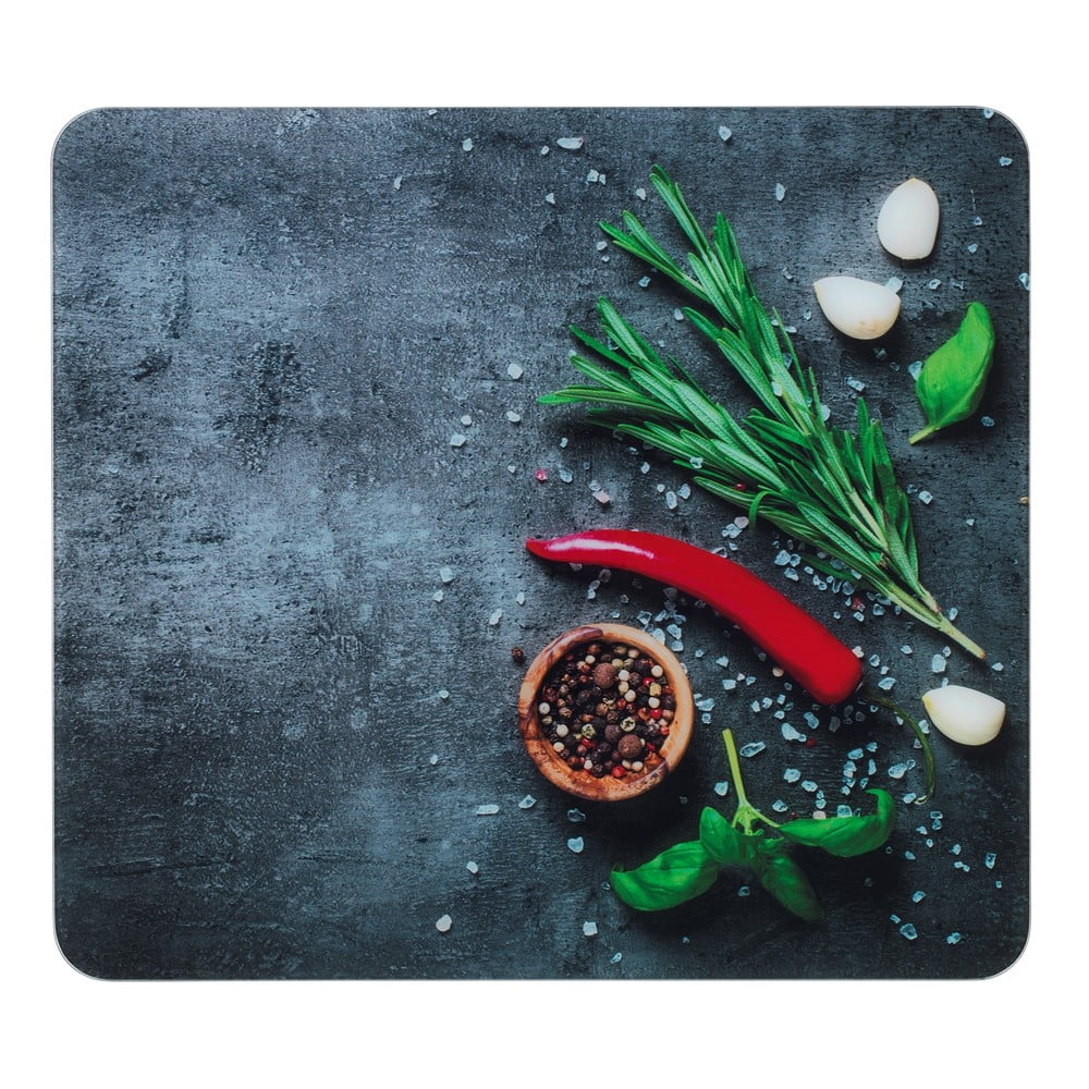 Fali burkolat tűzhelyhez edzett üvegből 50x56 cm Rosemary - Maximex