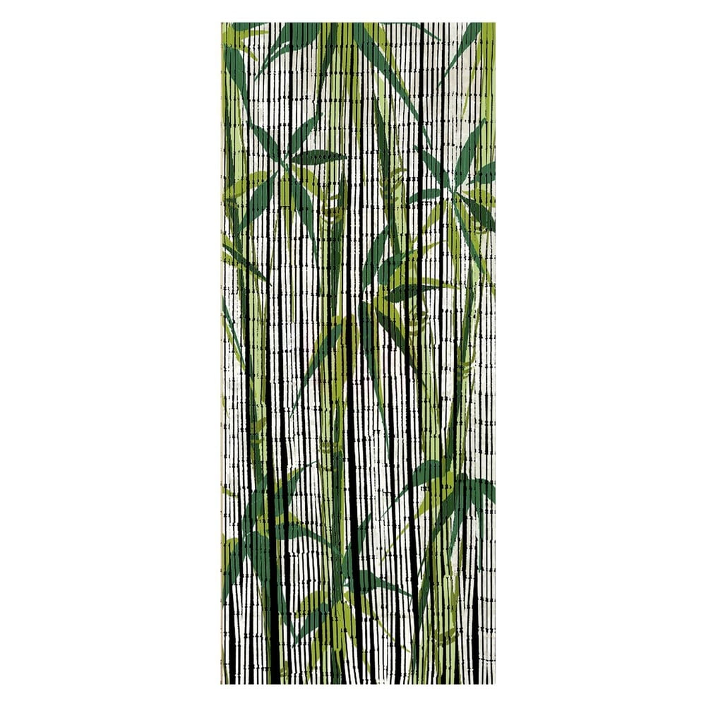 Zöld bambusz ajtó függöny 200x90 cm Bamboo - Maximex