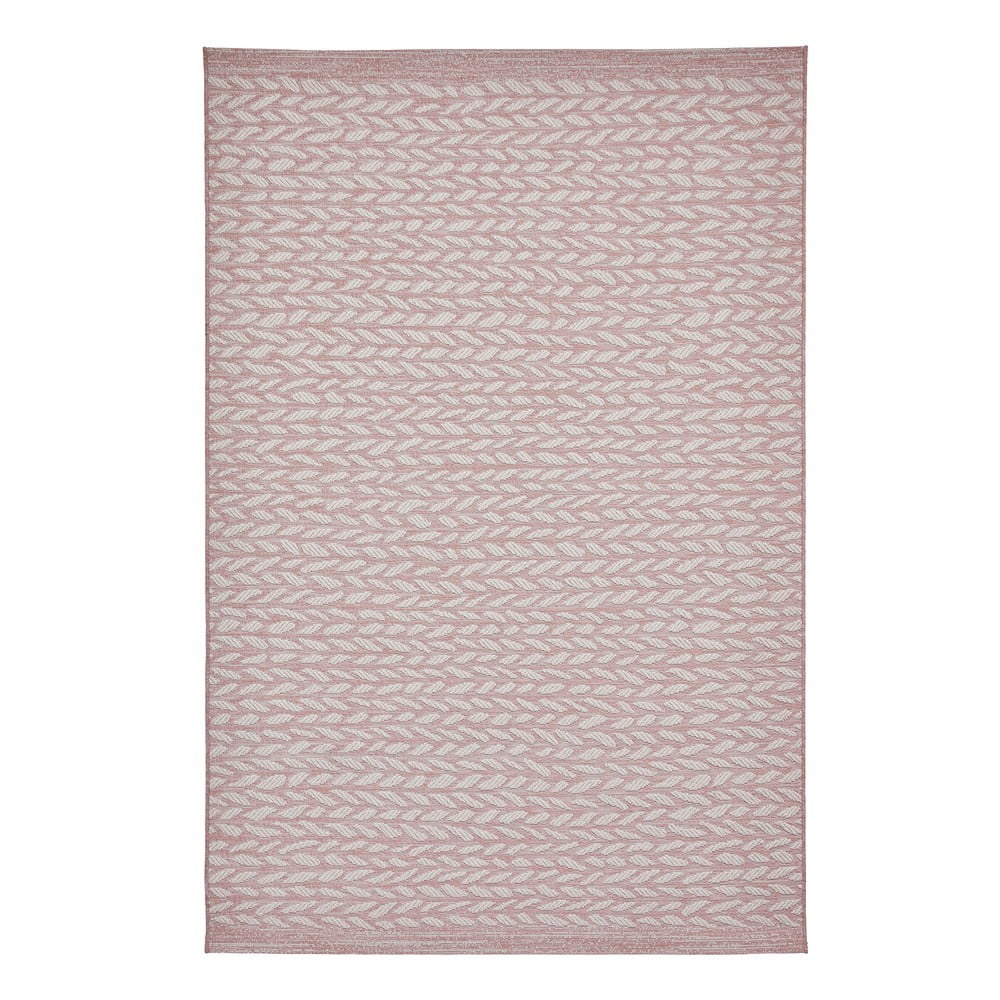 Rózsaszín-bézs kültéri szőnyeg 170x120 cm Coast - Think Rugs