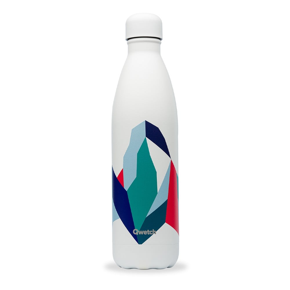 Fehér rozsdamentes acél utazó ivópalack 750 ml ALTITUDE x Severine Dietrich - Qwetch