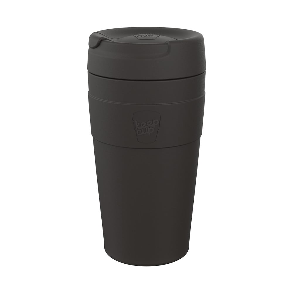 Fekete termobögre 454 ml - KeepCup