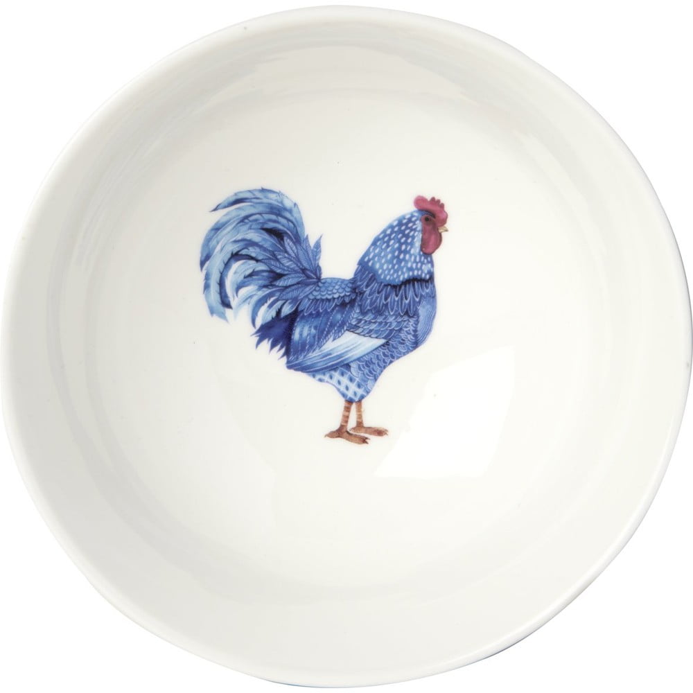 Kék porcelán tálka ø 15 cm Blue Plumage - IHR