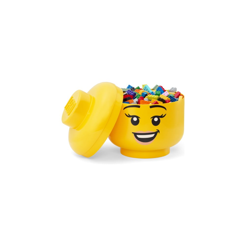 Műanyag gyerek tárolódoboz Head – LEGO®