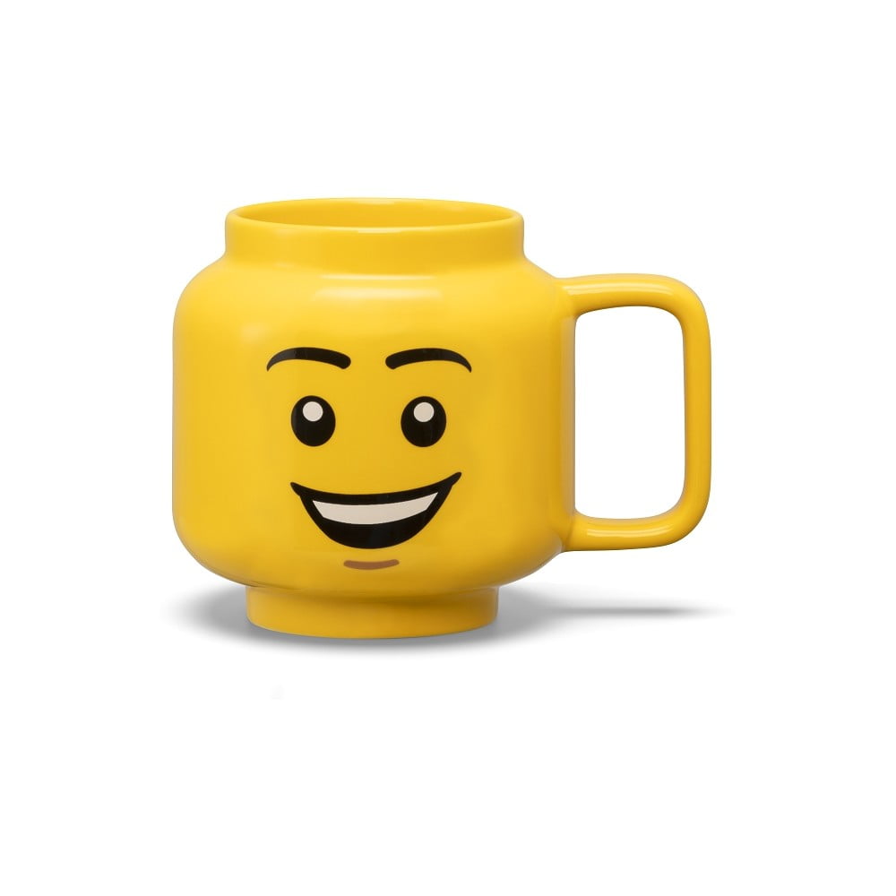 Sárga kerámia gyerek bögre 530 ml Head – LEGO®