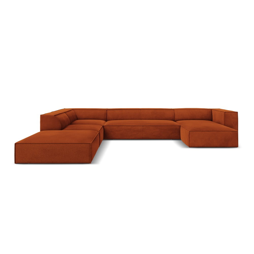 Narancssárga sarokkanapé (bal oldali) Madame – Windsor & Co Sofas