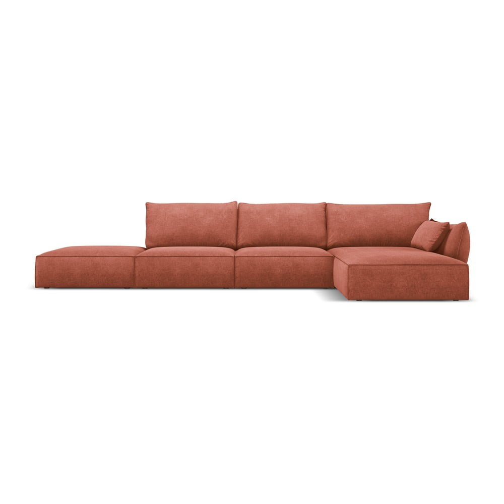 Piros sarokkanapé (jobb oldali) Vanda – Mazzini Sofas