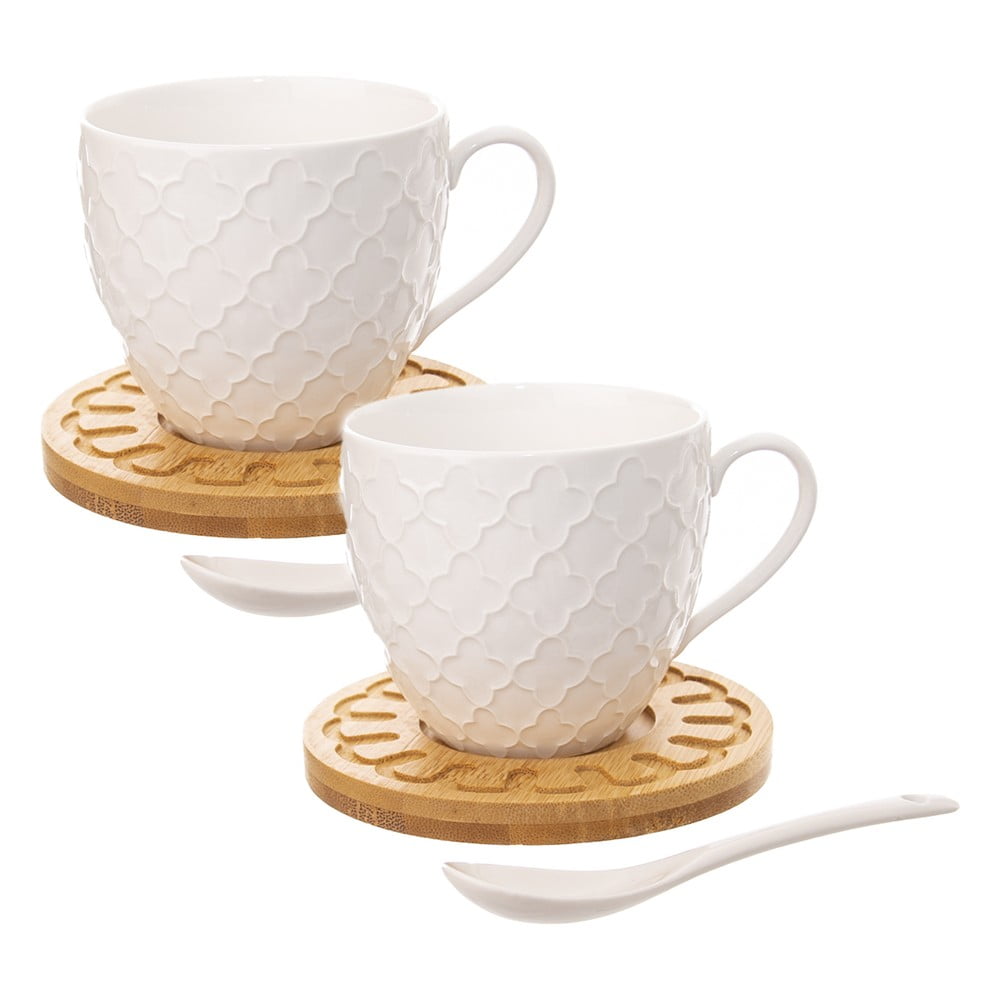 Porcelán bögre szett 2 db-os 250 ml Whiteline – Orion