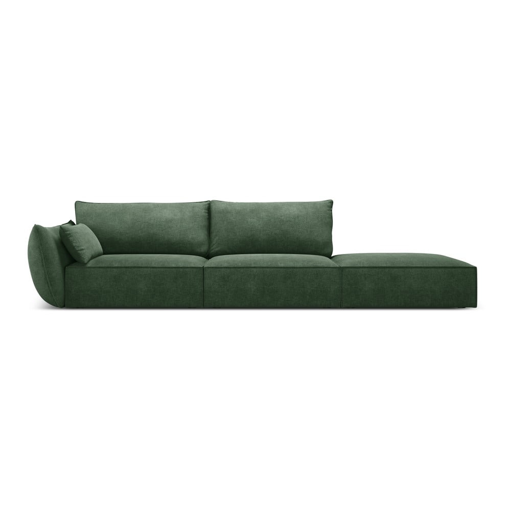 Sötétzöld sarokkanapé Vanda – Mazzini Sofas