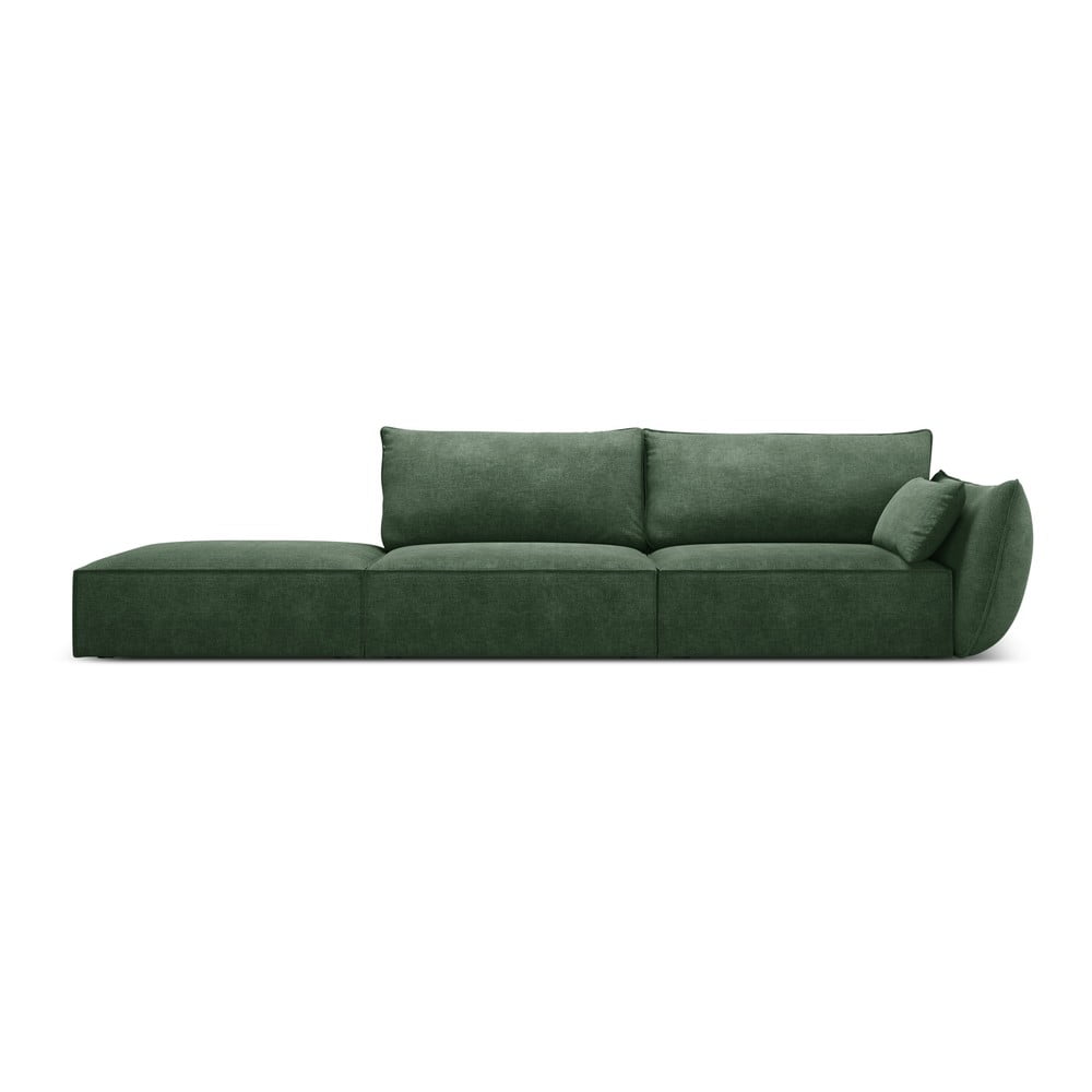 Sötétzöld sarokkanapé Vanda – Mazzini Sofas