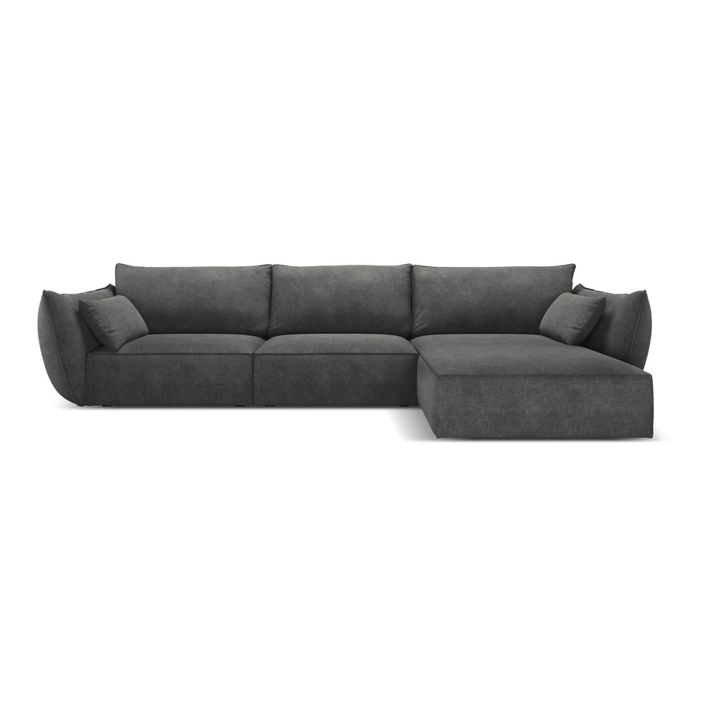 Szürke sarokkanapé (jobb oldali) Vanda – Mazzini Sofas