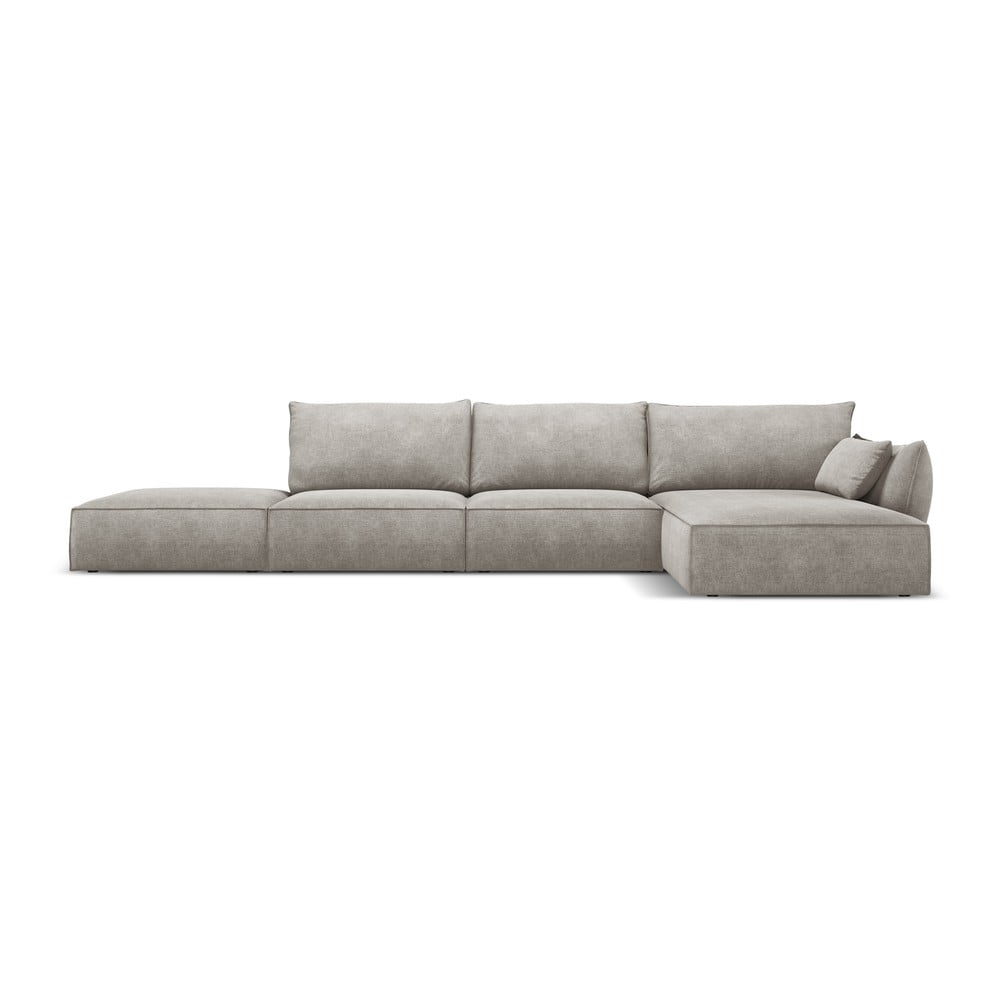 Világosszürke sarokkanapé (jobb oldali) Vanda – Mazzini Sofas