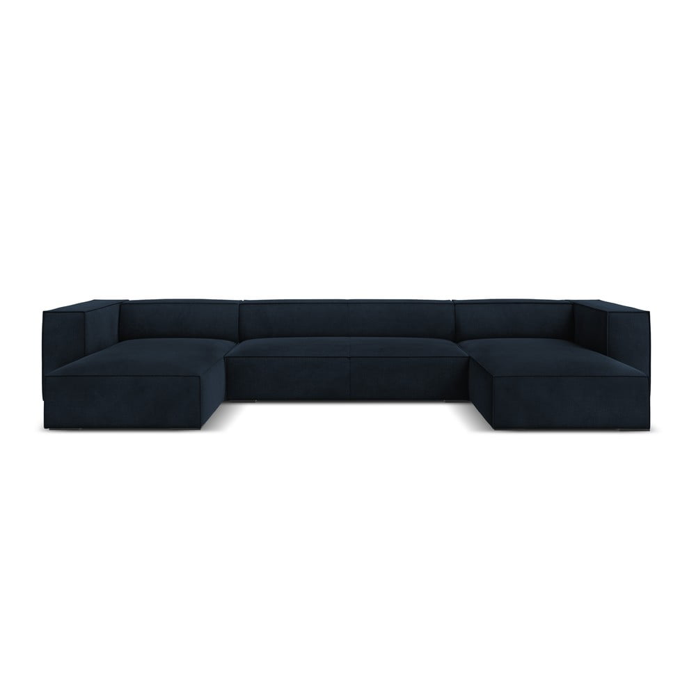 Sötétkék sarokkanapé ("U" alakú) Madame – Windsor & Co Sofas