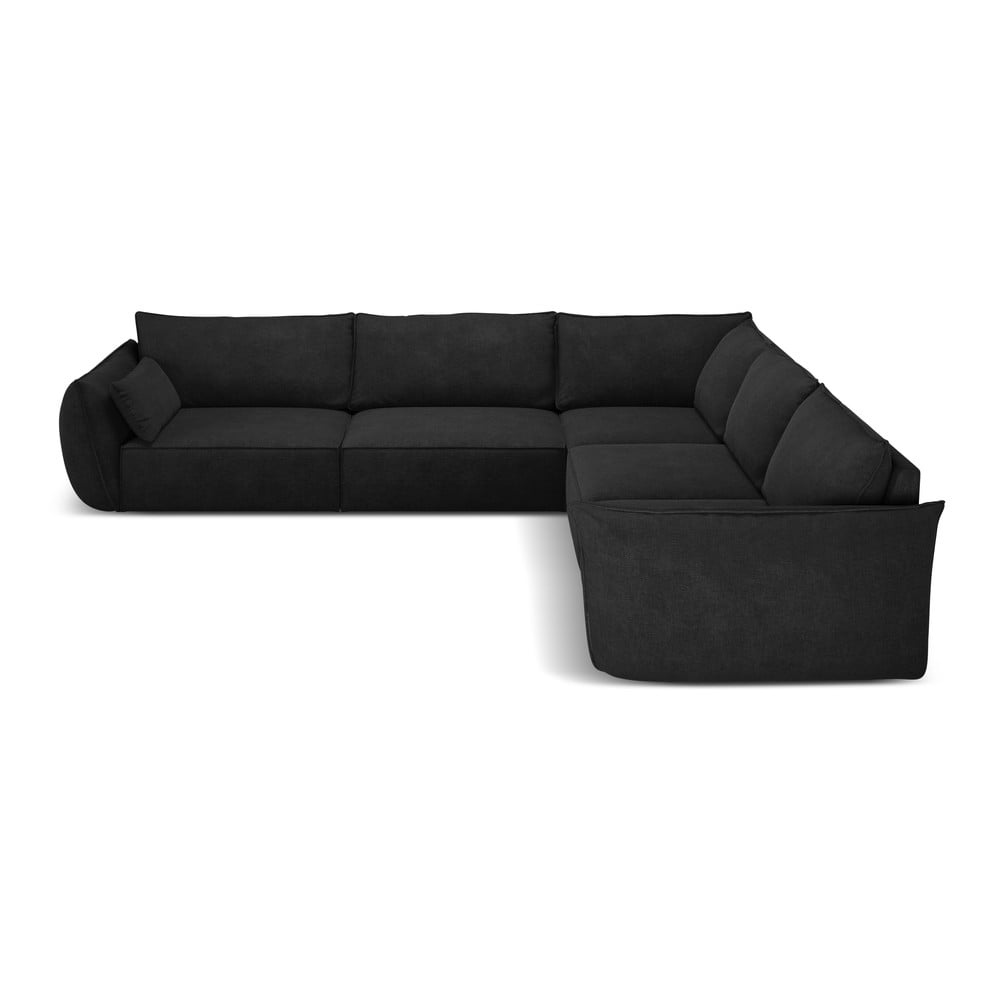 Sötétszürke sarokkanapé (variálható) Vanda – Mazzini Sofas