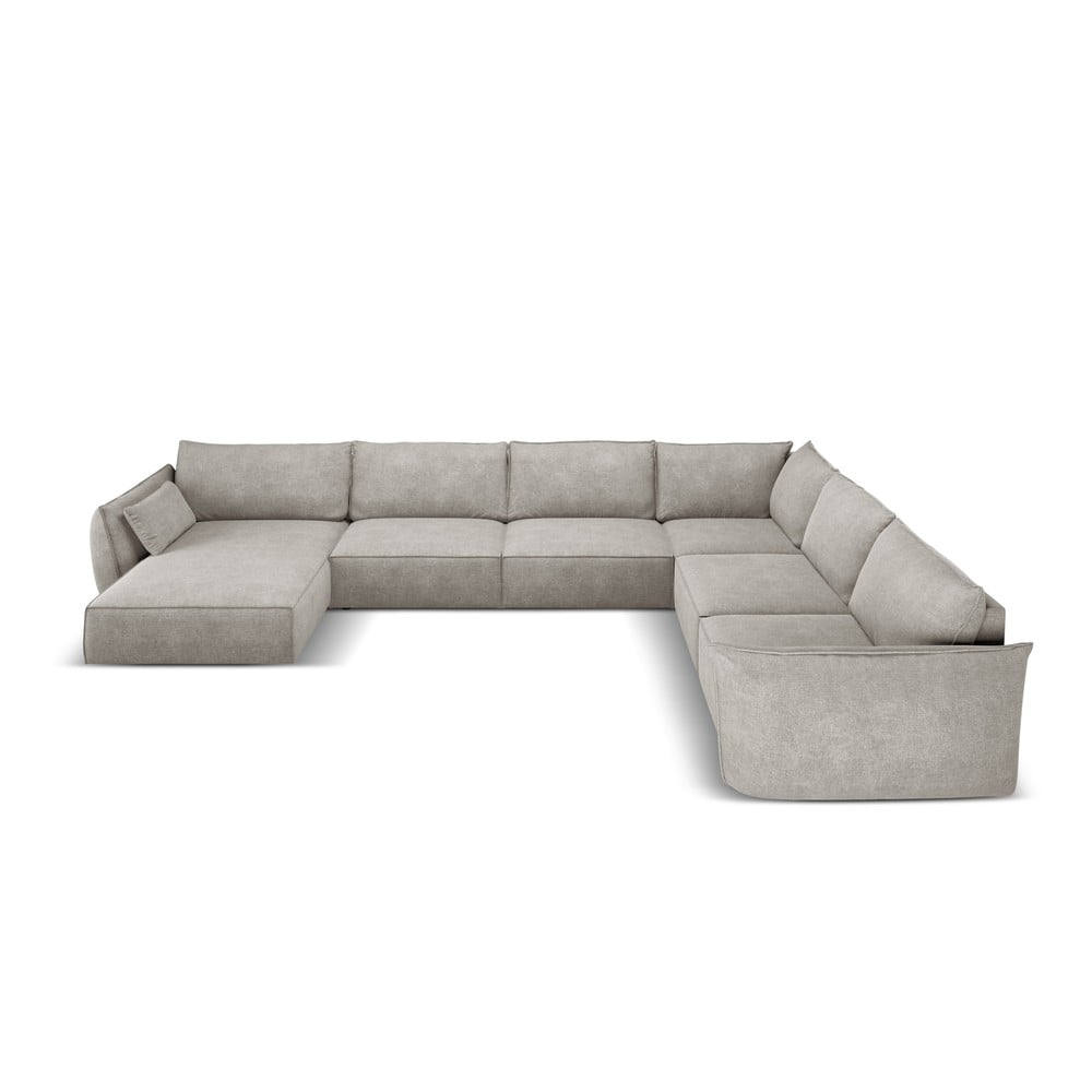 Világosszürke sarokkanapé (jobb oldali) Vanda – Mazzini Sofas