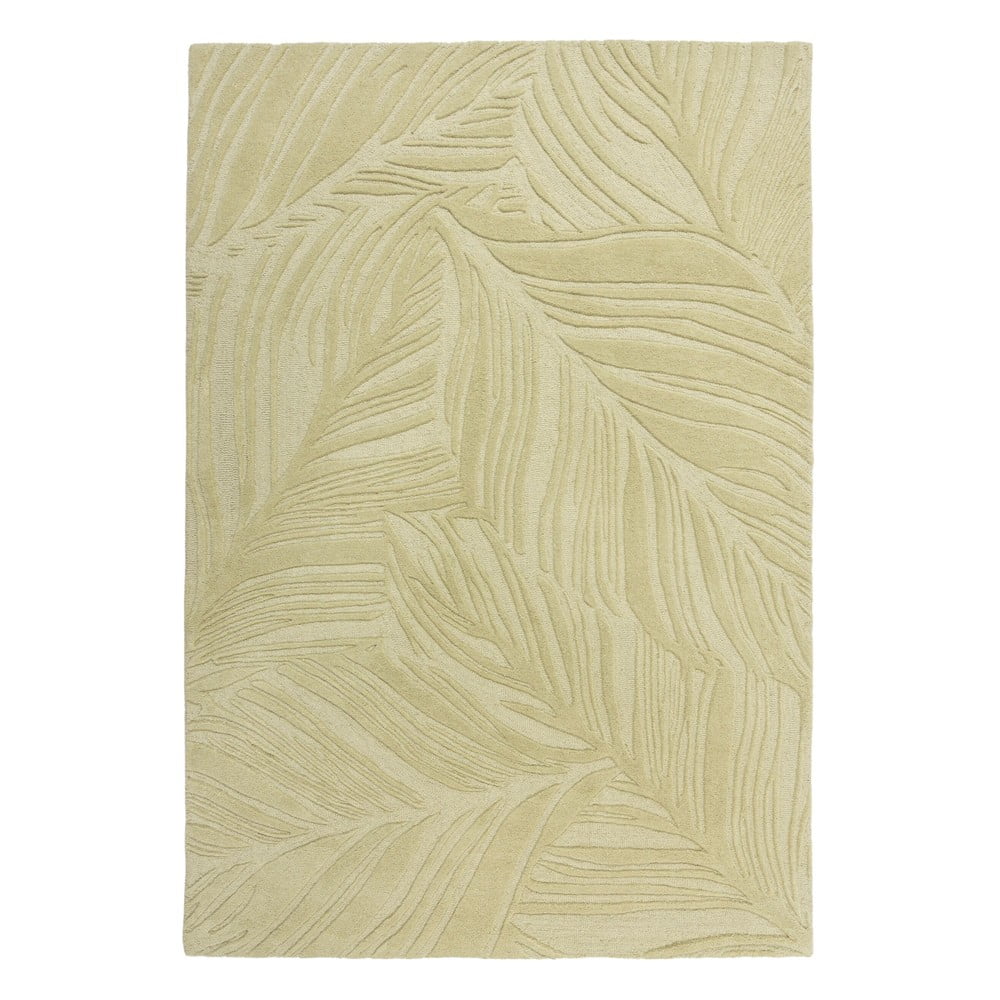 Zöld gyapjú szőnyeg 200x290 cm Lino Leaf – Flair Rugs