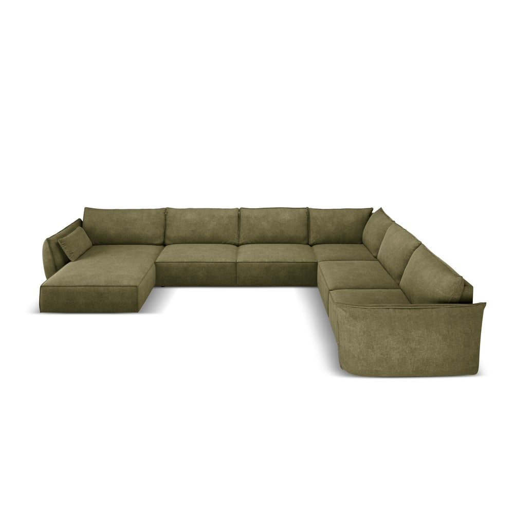 Zöld sarokkanapé (jobb oldali) Vanda – Mazzini Sofas