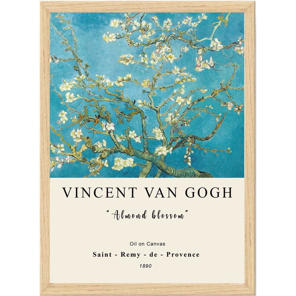 Keretezett poszter 55x75 cm Vincent van Gogh – Wallity