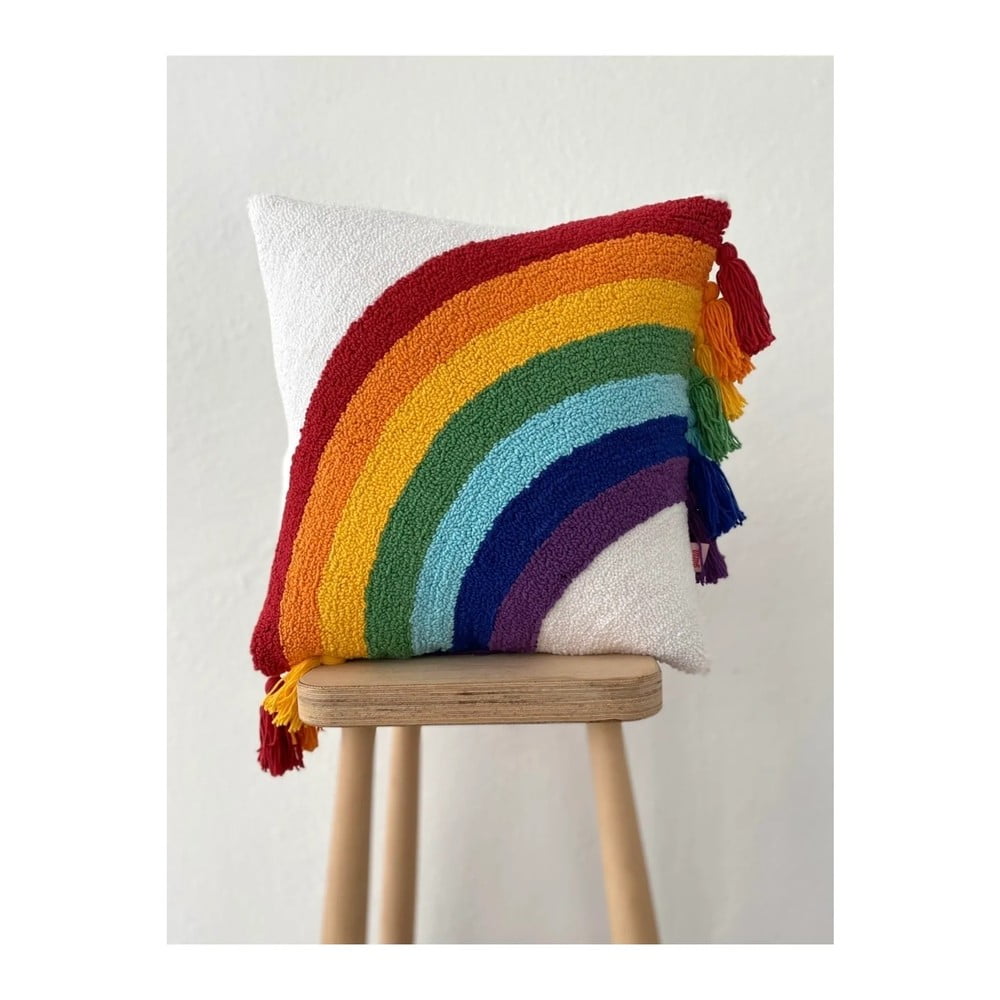 Párnahuzat 40x40 cm Pinch Rainbow – Oyo home