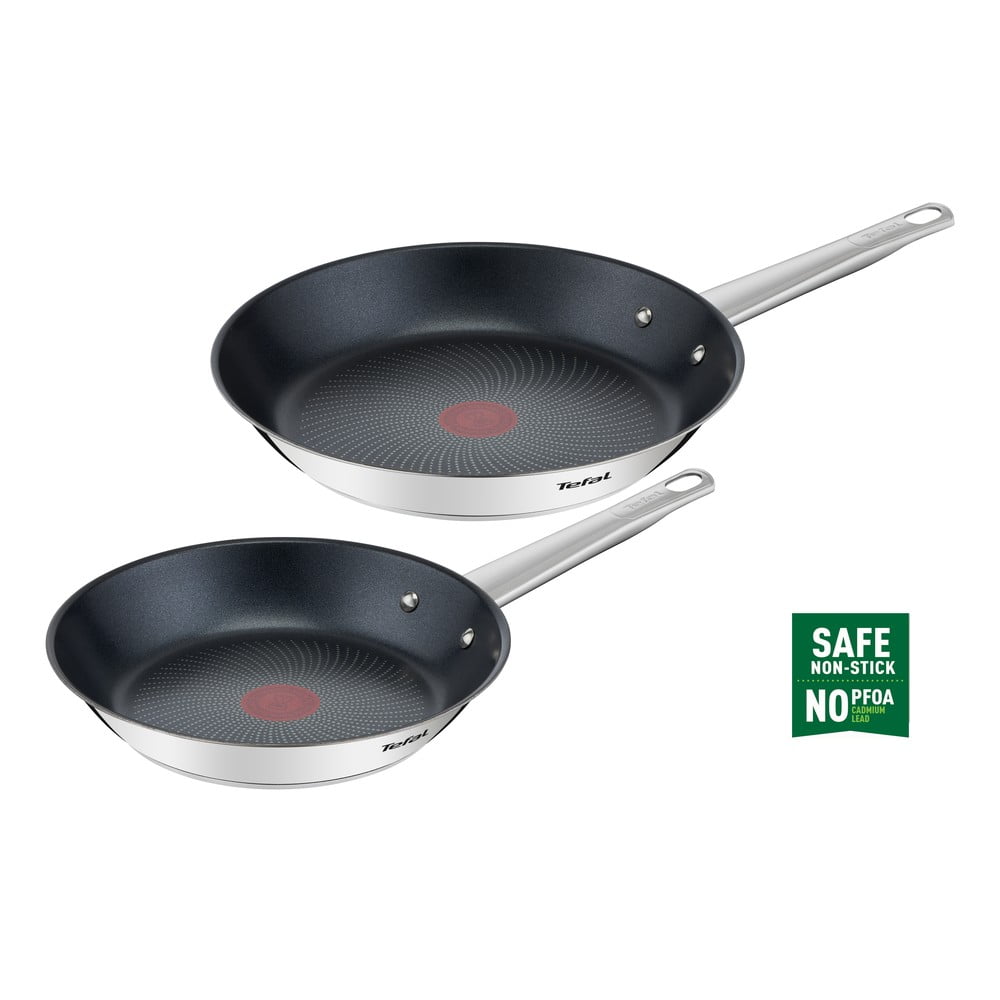 Rozsdamentes acél serpenyő készlet 2 db-os Cook Eat – Tefal