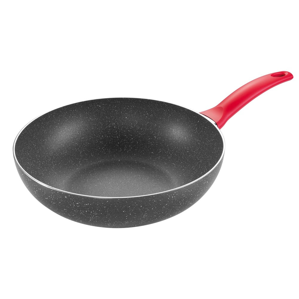 Wok serpenyő ø 28 cm Manico  Rosso – Tescoma