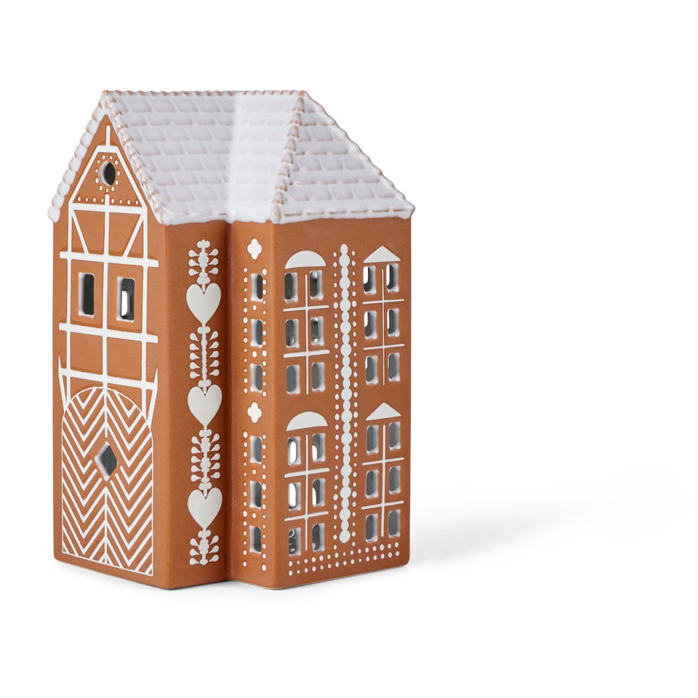 Agyagkerámia gyertyatartó Gingerbread Lighthouse – Kähler Design