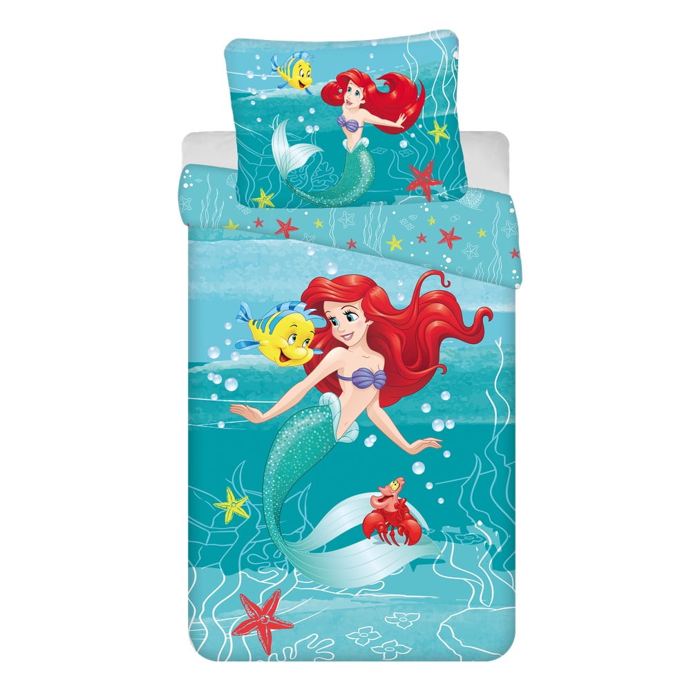 Egyszemélyes pamut gyerek ágyneműhuzat 140x200 cm Ariel Friends – Jerry Fabrics