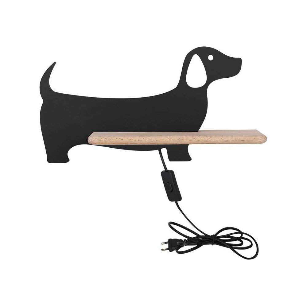 Fekete gyerek lámpa Dog – Candellux Lighting