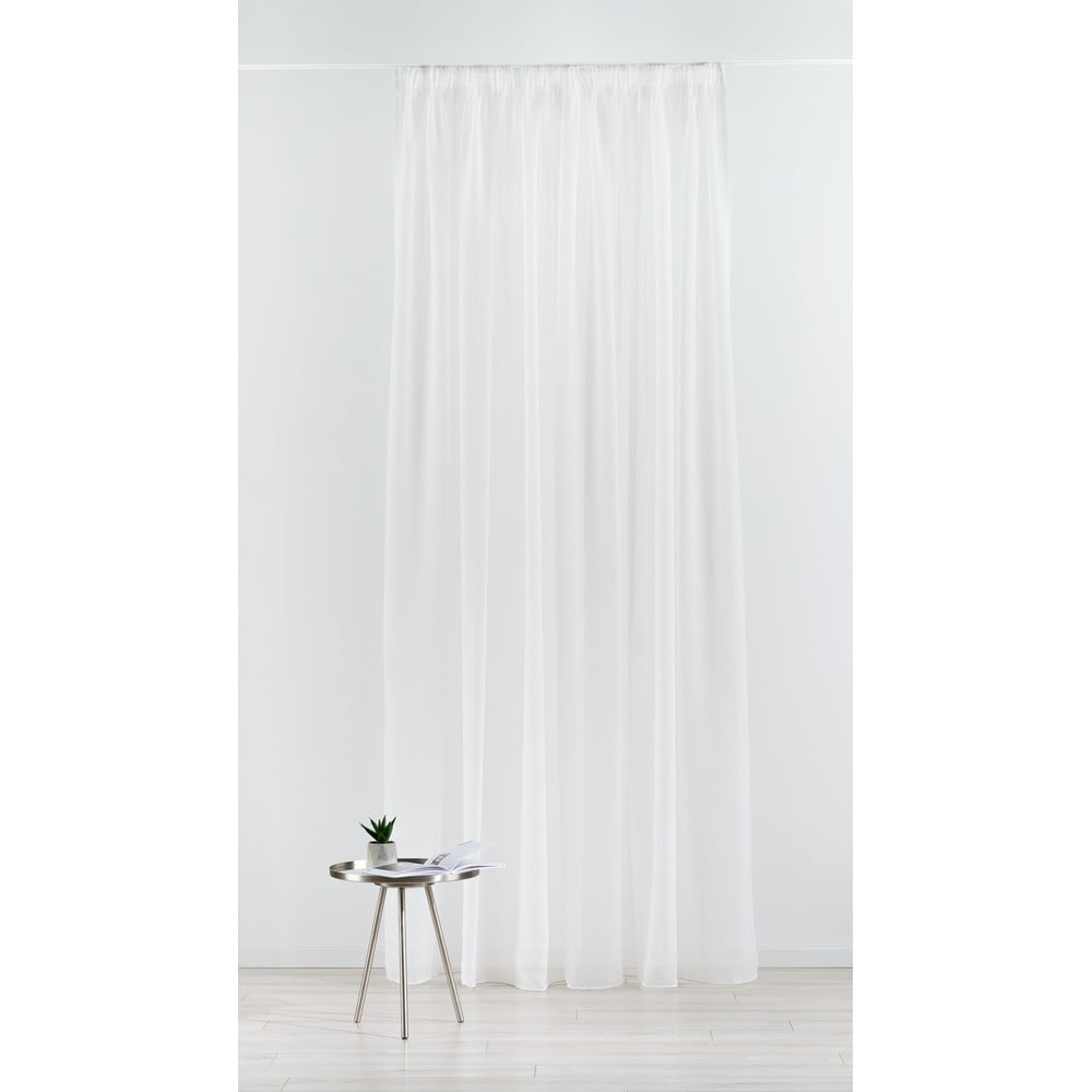 Krémszínű átlátszó függöny 300x260 cm Voile – Mendola Fabrics