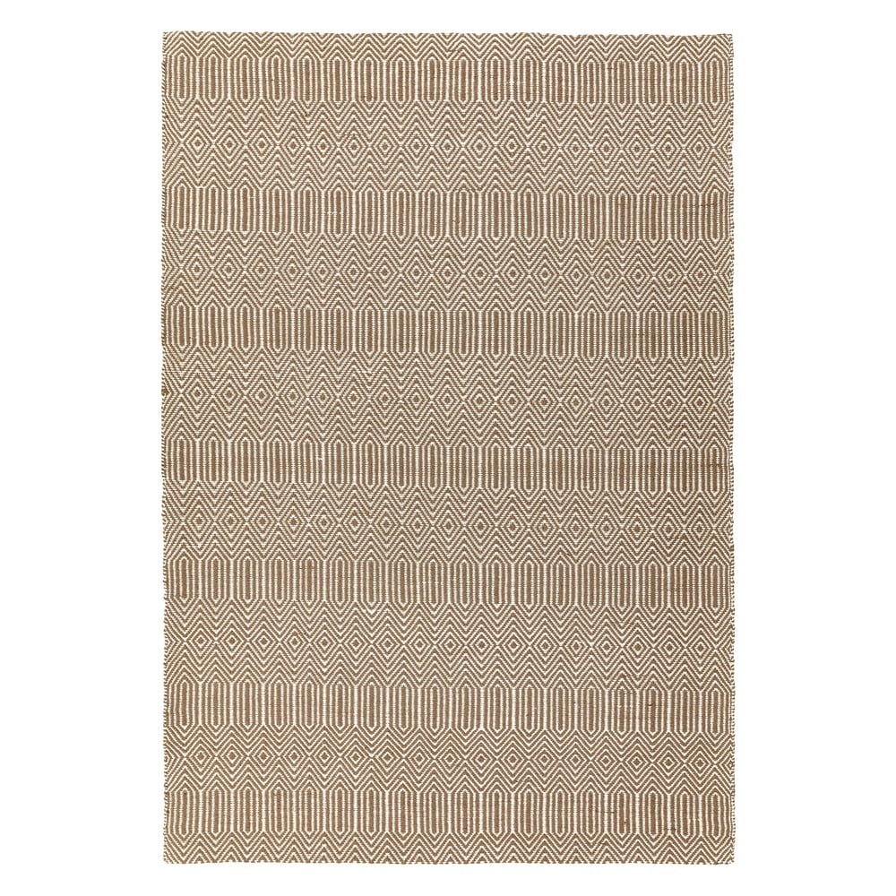 Világosbarna gyapjú szőnyeg 120x170 cm Sloan – Asiatic Carpets