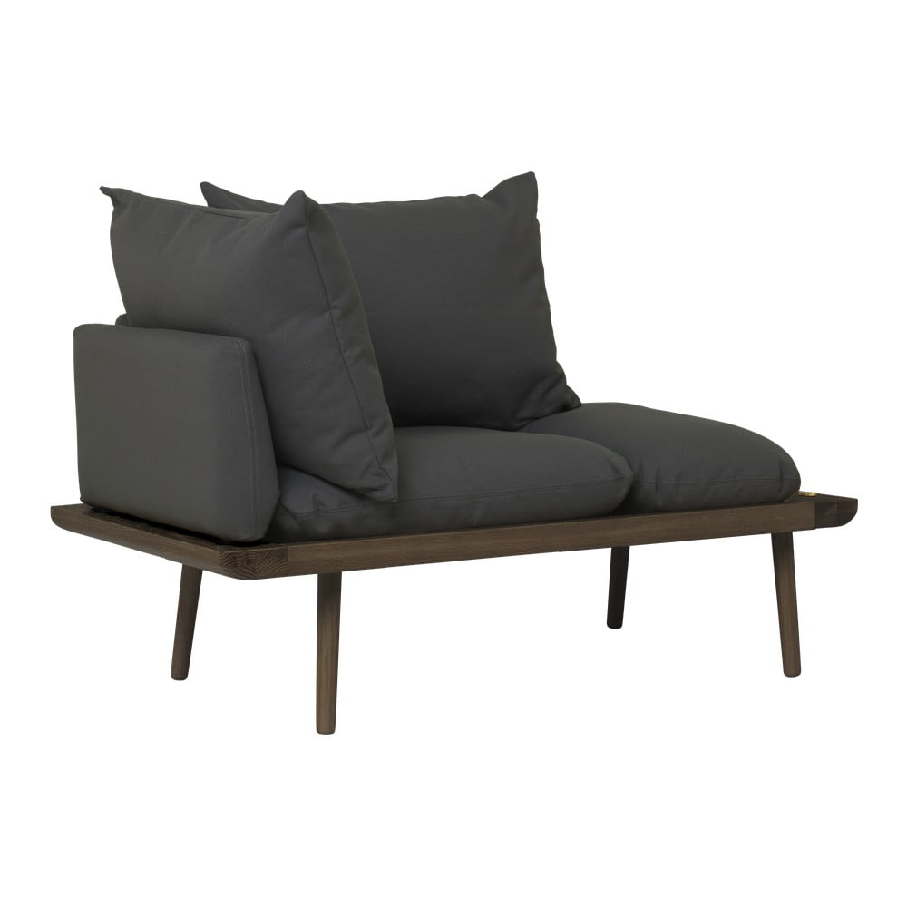 Antracitszürke kanapé 127 cm Lounge Around – UMAGE