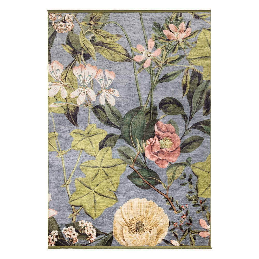 Világoskék szőnyeg 200x290 cm Passiflora – Asiatic Carpets