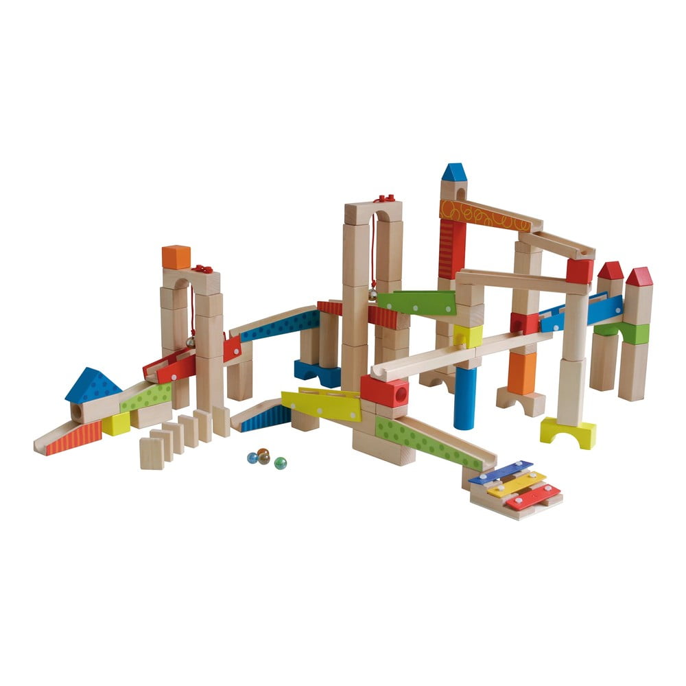 Fa golyópálya Marble Run – Roba