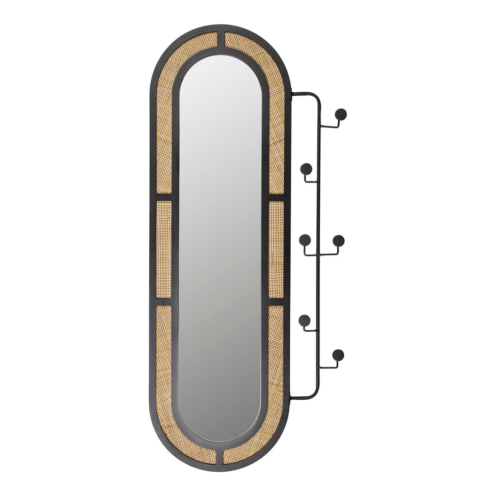 Fali fogassal tükör 55x120 cm Aida – White Label