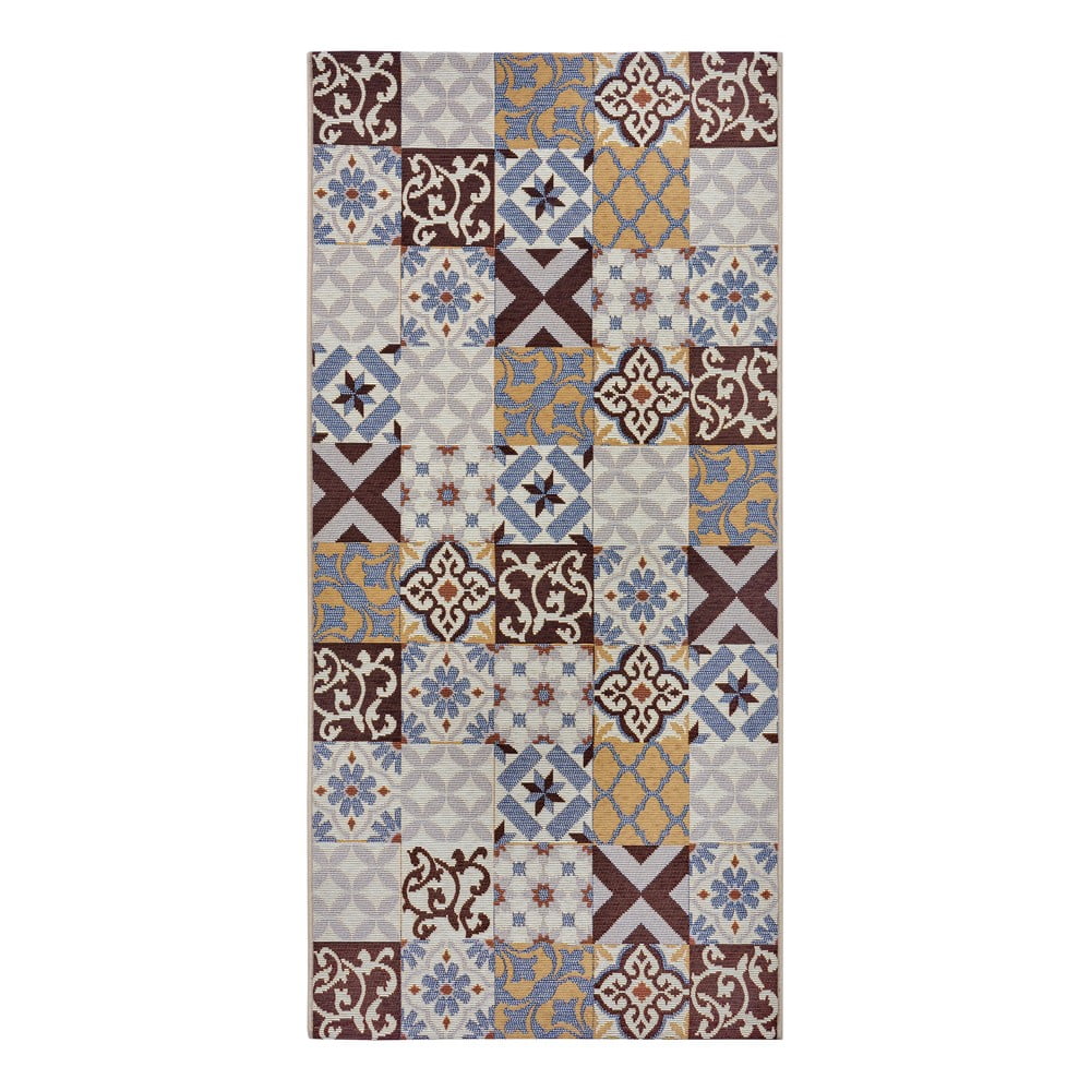 Barna futószőnyeg 75x150 cm Cappuccino Mosaik – Hanse Home