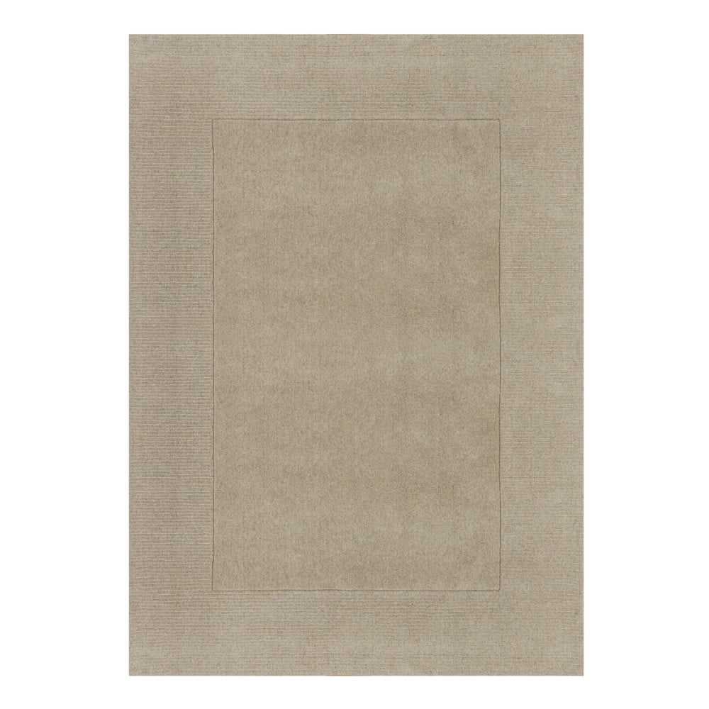 Bézs gyapjú szőnyeg 160x230 cm – Flair Rugs