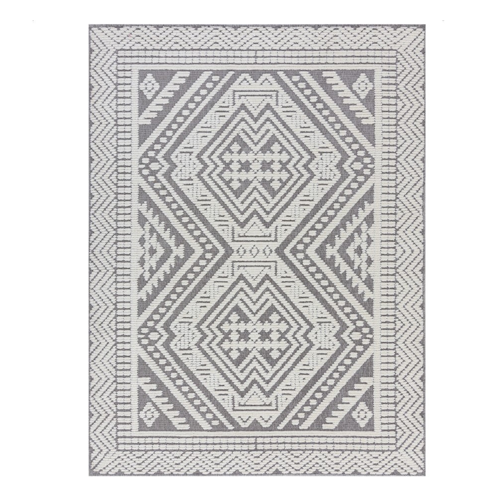 Szürke mosható zsenília szőnyeg 80x160 cm Jaipur – Flair Rugs