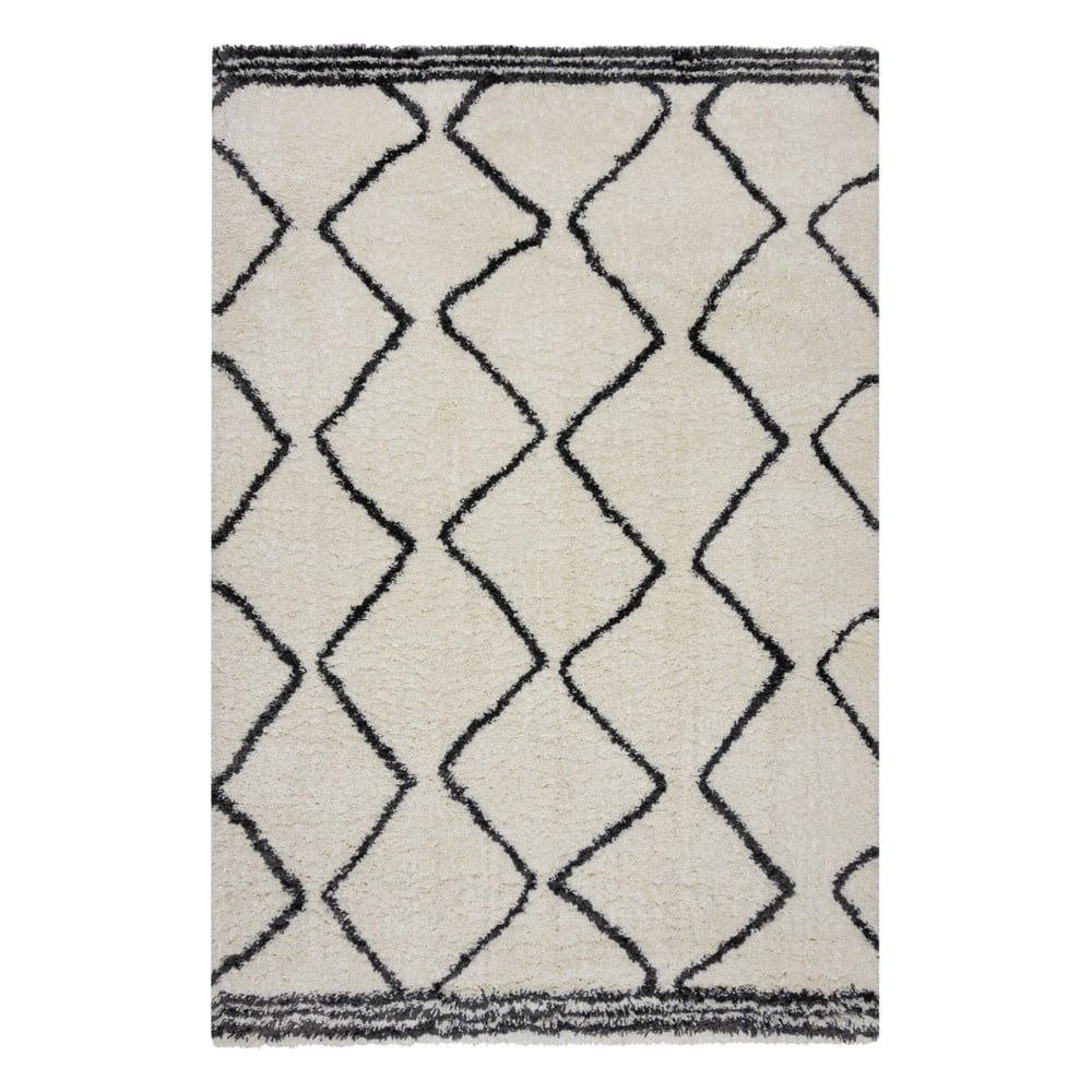 Fehér szőnyeg 200x290 cm Riad Berber – Flair Rugs