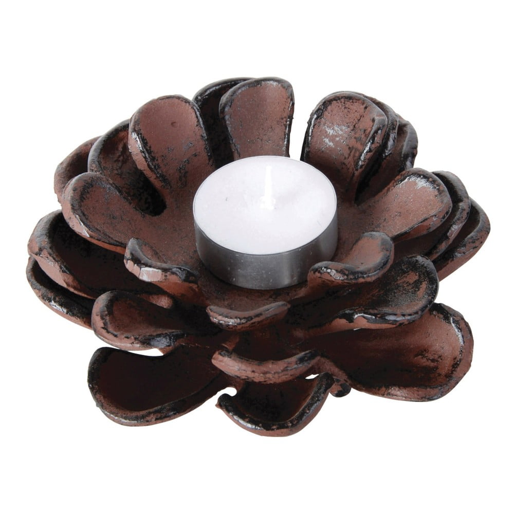 Fém gyertyatartó teamécseshez Pine Cone – Esschert Design