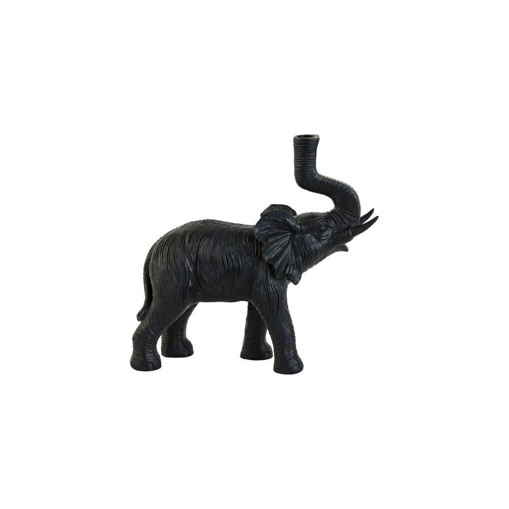 Matt fekete asztali lámpa (magasság 36 cm) Elephant – Light & Living